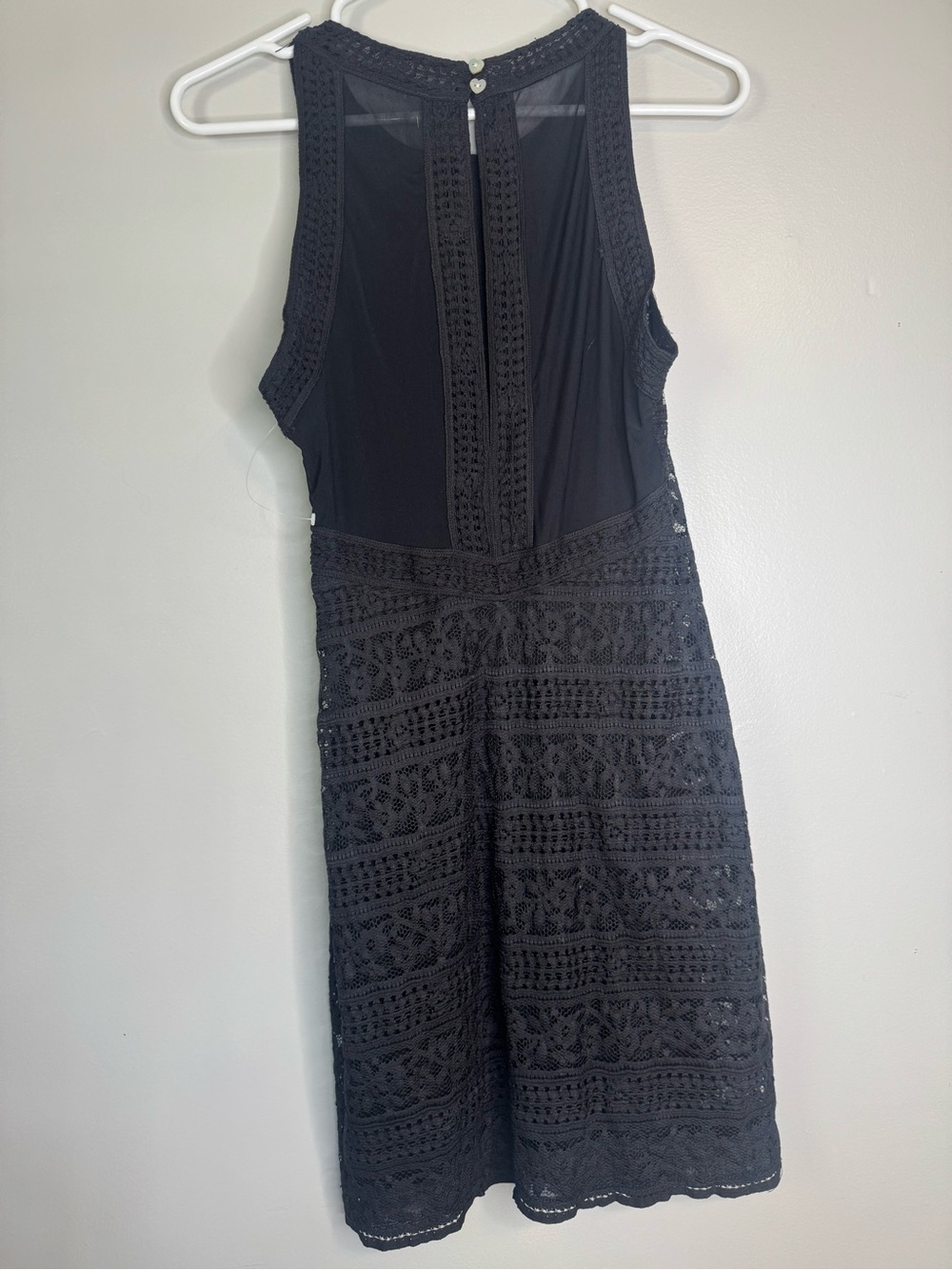 Kimchi Blue Black Crochet Midi Dress - Picture 2 of 5
